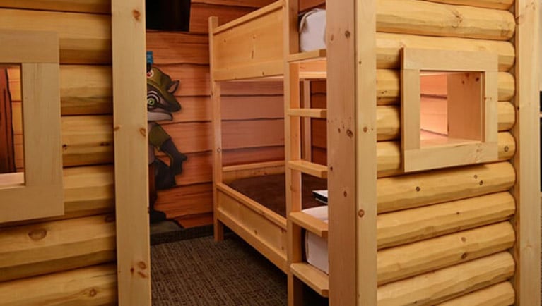 The cabin in the accessible KidCabin Suite
